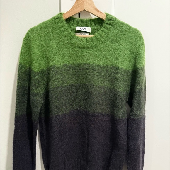 COS mohair blend green ombre sweater - Picture 5 of 5